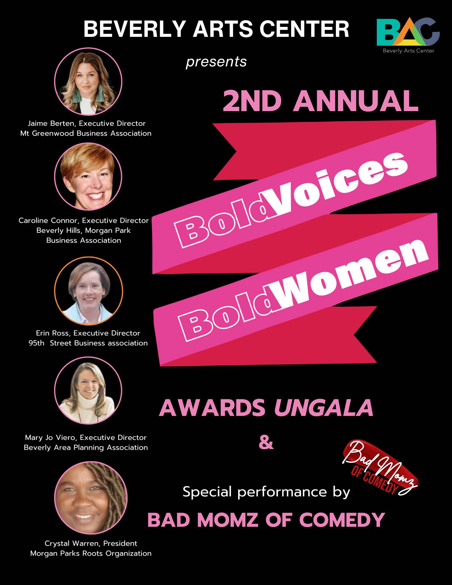 Bold Voices, Bold Women flyer